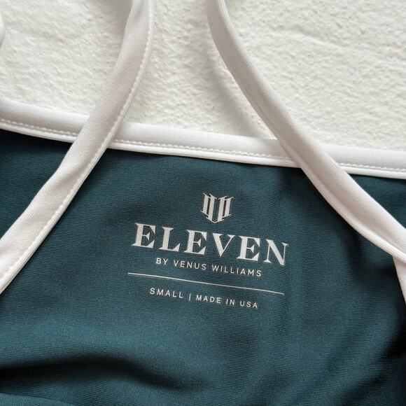 Eleven By Venus Williams Green Crop Cami Tank Top, Size Small - Picture 3 of 6